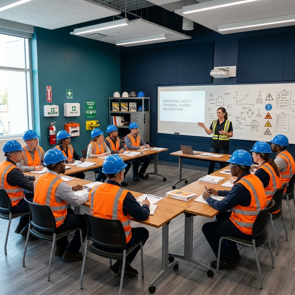 Professional industrial training environment at Wisdom Training Institute